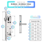 Swing Door Smart Lock - 35-85mm (22x240mm) - Silver - Without Gateway