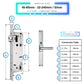 Swing Door Smart Lock - 45-85mm (22x240mm) - Silver - Without Gateway