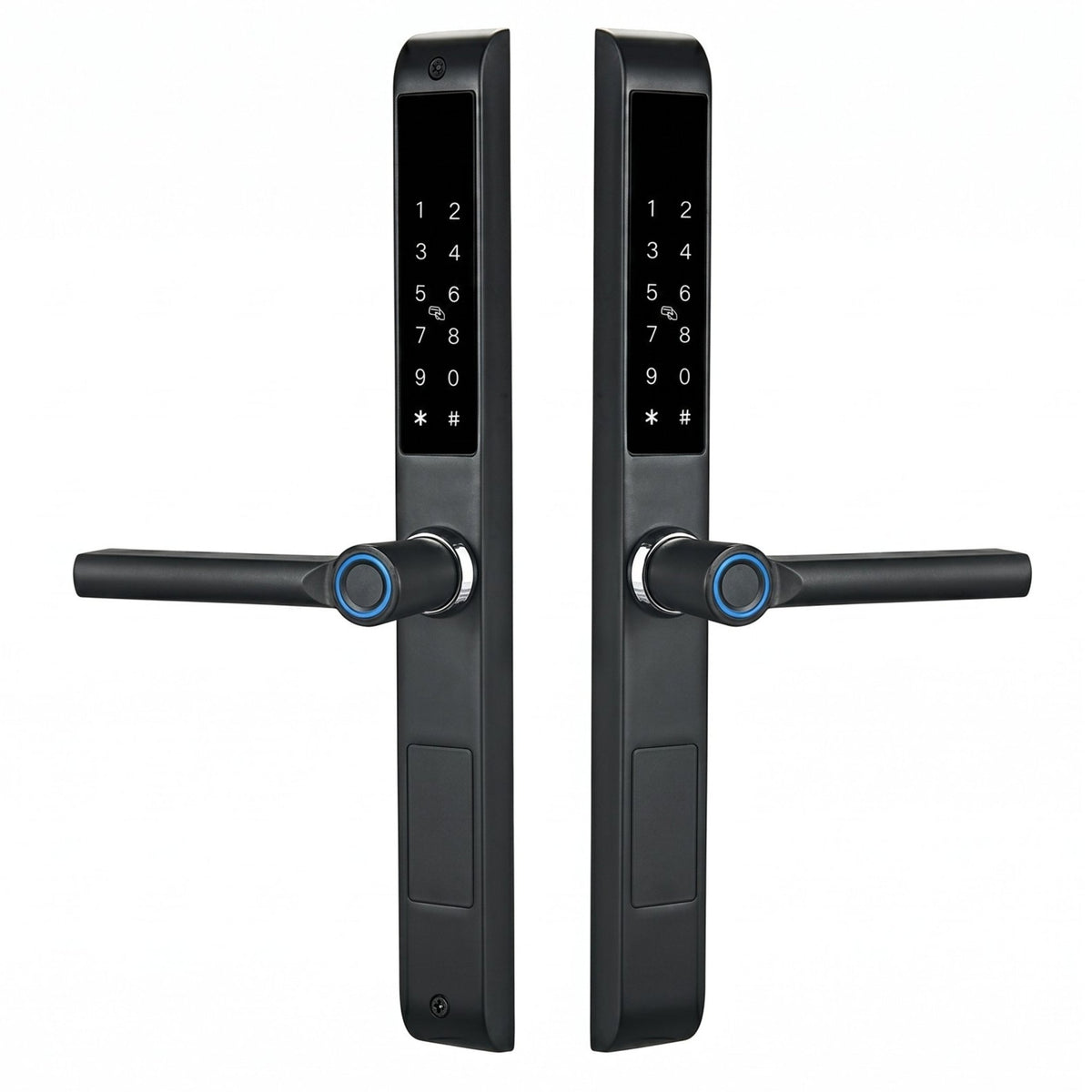 smart door lock duo black