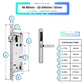 Smart Door Lock Slim - 45-85mm (22x240mm) - Silver -