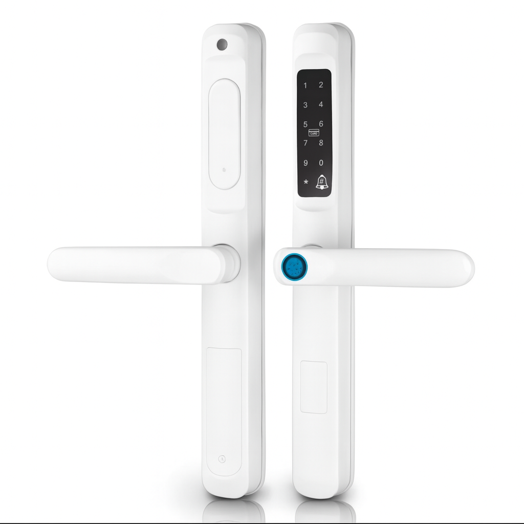 Smart Door Lock Slim - No Mortise - White