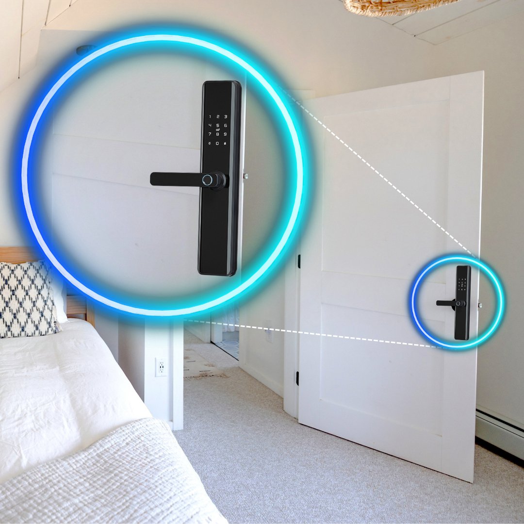 Smart Door Lock Thick - Smart Lock for Thick Doors, Thick Doors Lock ...