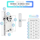 Smart Door Lock XL - 50-50mm (22x180mm) - Silver