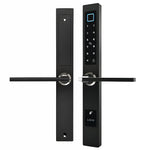 smart door lock sleek black