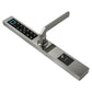smart door lock sleek silver 2